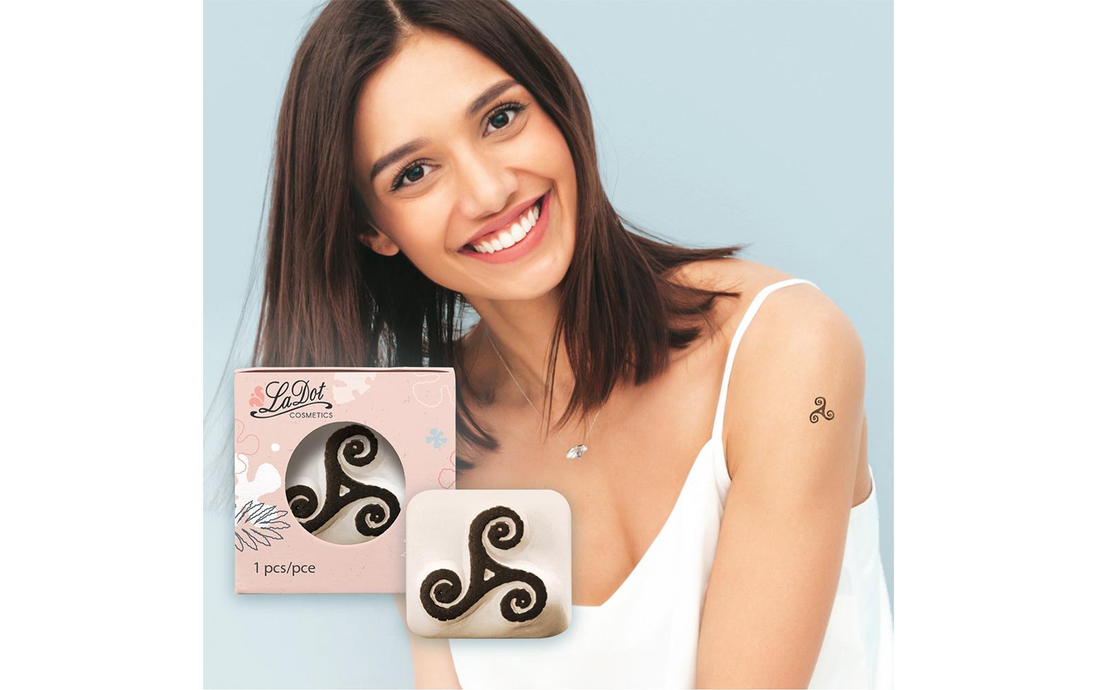 Tattoostempel Triskell SmallMotiv-Stein für das perfekte Outdoor-Make-Up