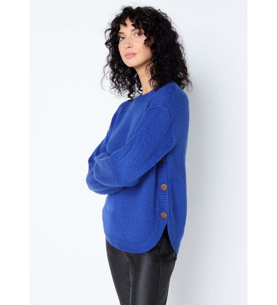 Victorio & Lucchino, camisa azul V&L com botões