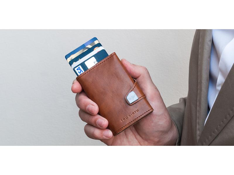 TRU VIRTU Portemonnaie Click & Slide Wallet Kartenetui