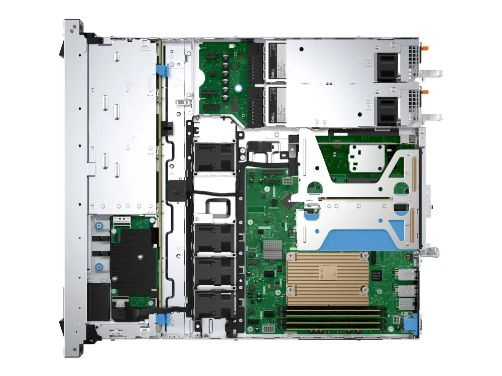 Dell PowerEdge R360 - Server - rack-monterbar 1U - envejs - 1 x Xeon E-2436 / op til 5 GHz - RAM 16 GB - SAS - hot-swap 2.5