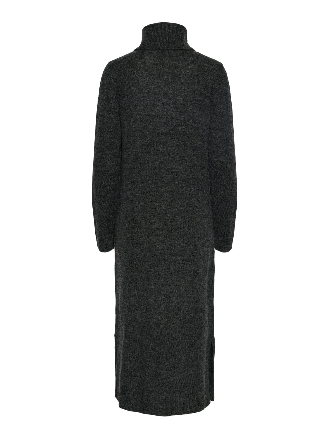 Pieces Pcjuliana Ls Rollneck Knit Dress 4533560 dark grey melange