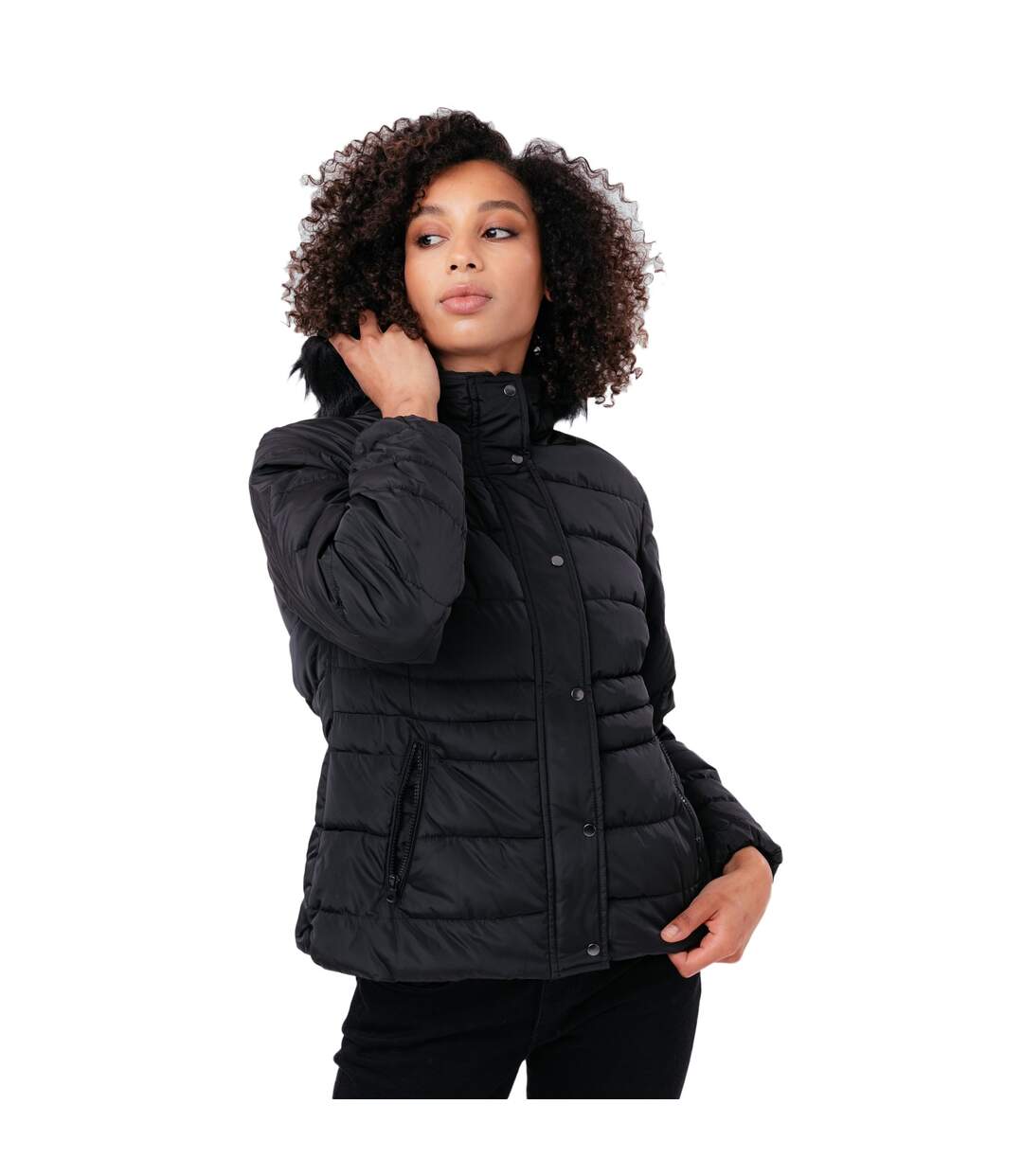 Hype - Manteau - Femme (Noir) - UTHY6954