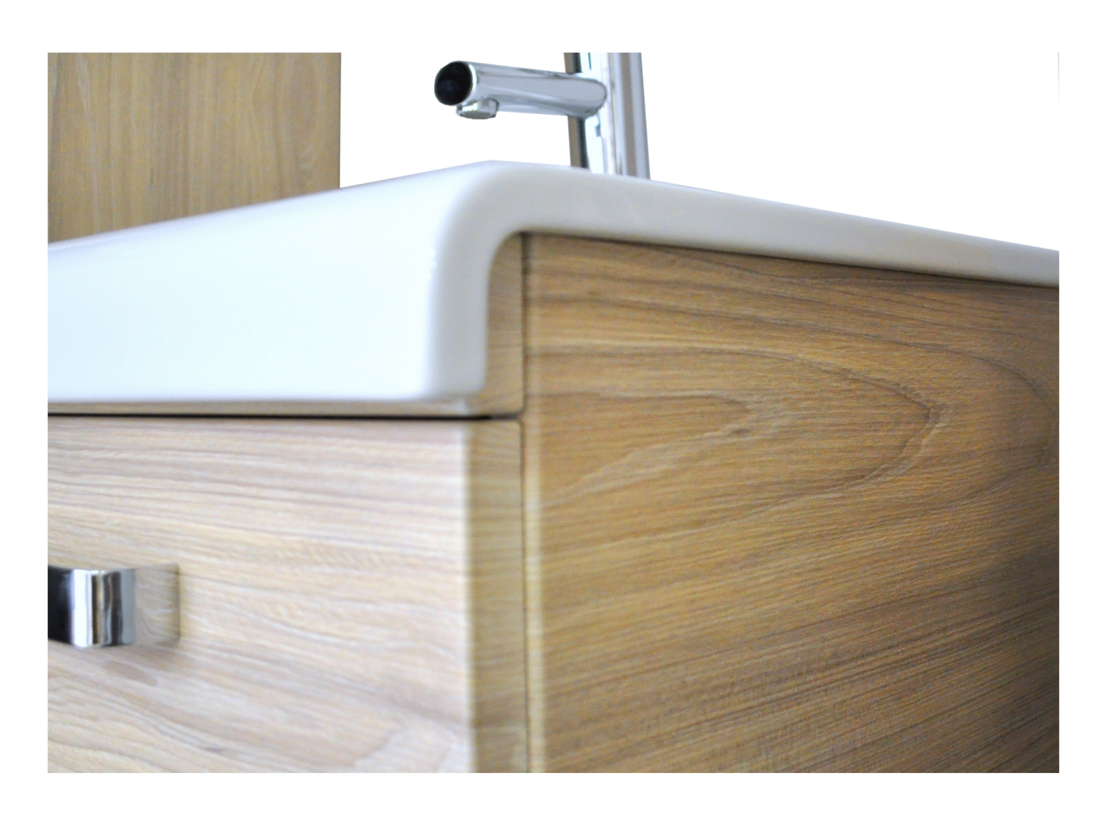 Sanicare Q9 keramische wastafel 80x47cm wit