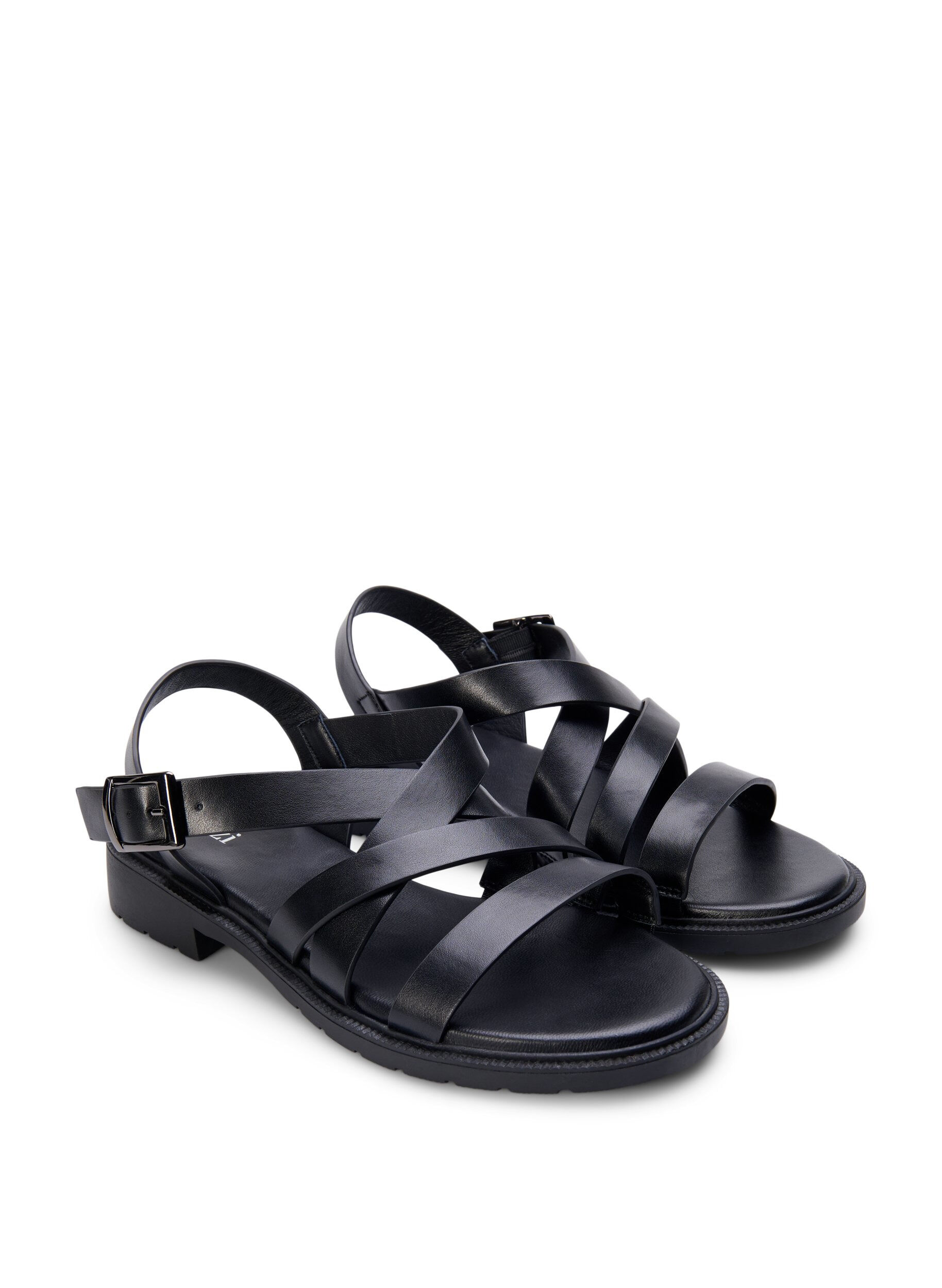 Wide fit - Sommer sandal i læder