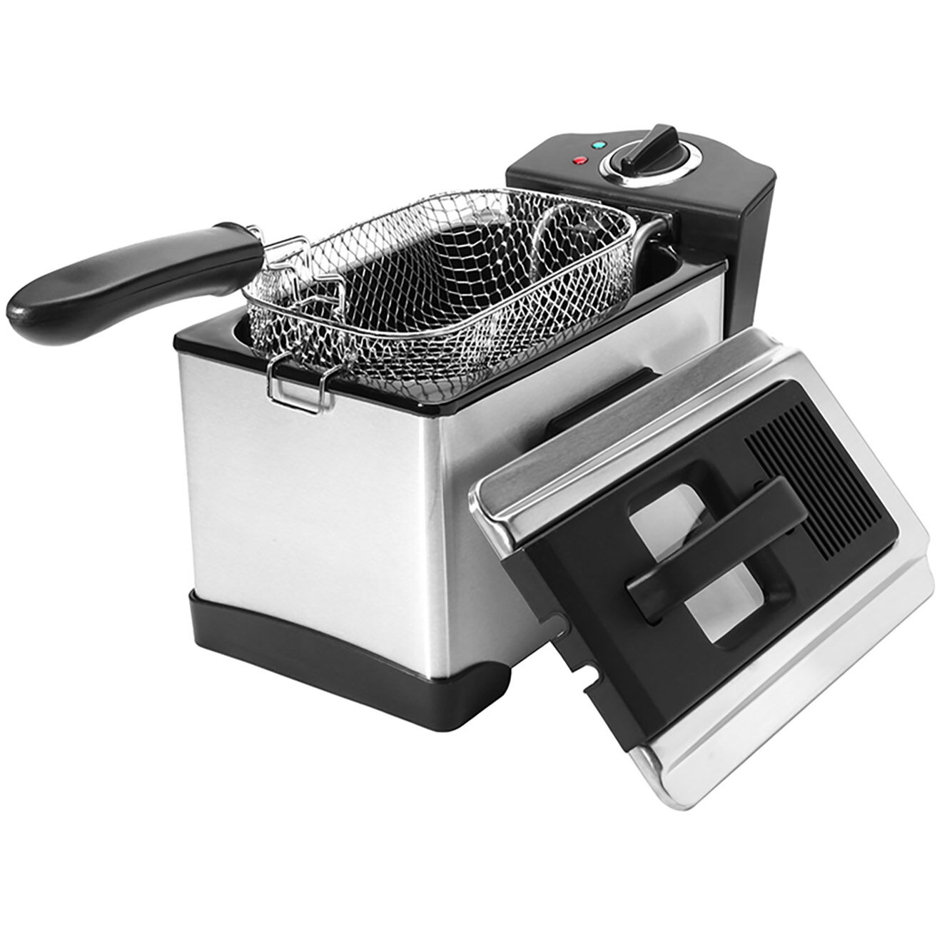 Kitchencook Friteuse 3l inox semi6-pro fry plus gris/noir