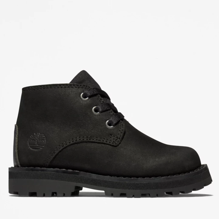 Bota Chukka Infantil Courma Kid na cor preta