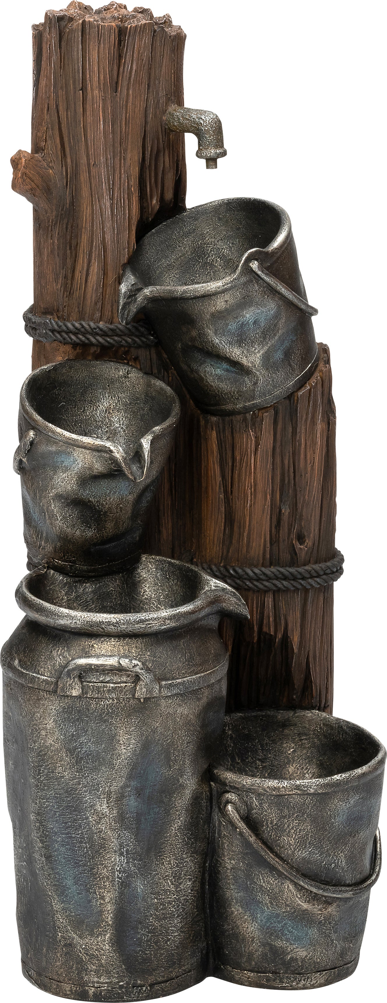 Intratuin waterornament Owen grijs D 39 H 93 cm