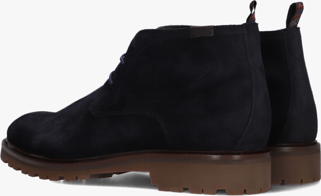 FLORIS VAN BOMMEL blauwe floris van bommel veterschoenen sfm-50082