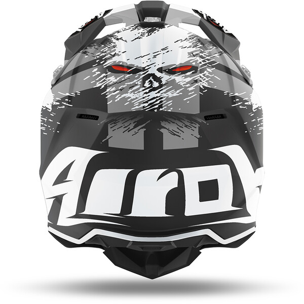 Airoh - Casque Wraap Demon Noir Mat / Blanc Mat / Gris
