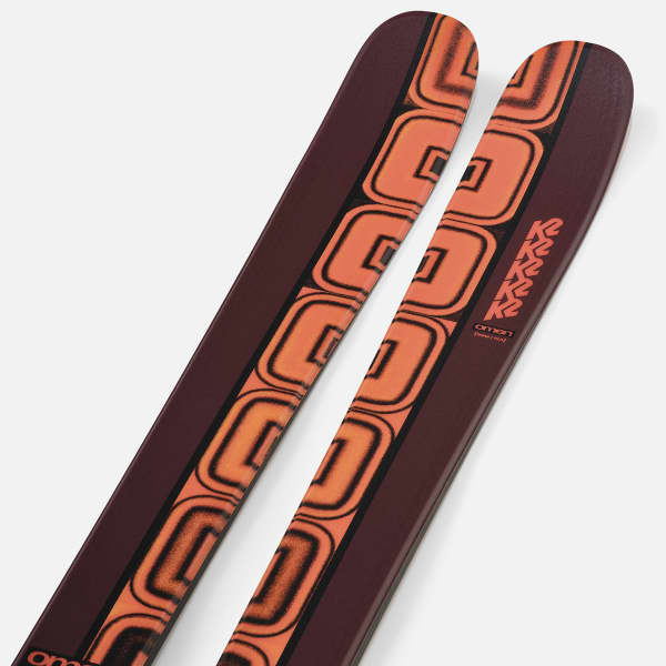 Ski K2 OMEN 90 W ORANGE/BROWN
