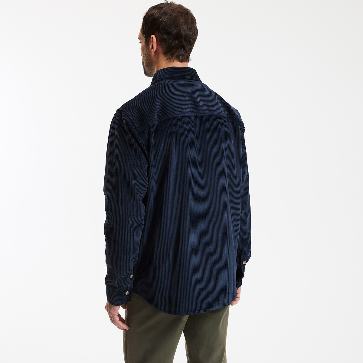 LA REDOUTE COLLECTIONS<br>Camisa reta de veludo