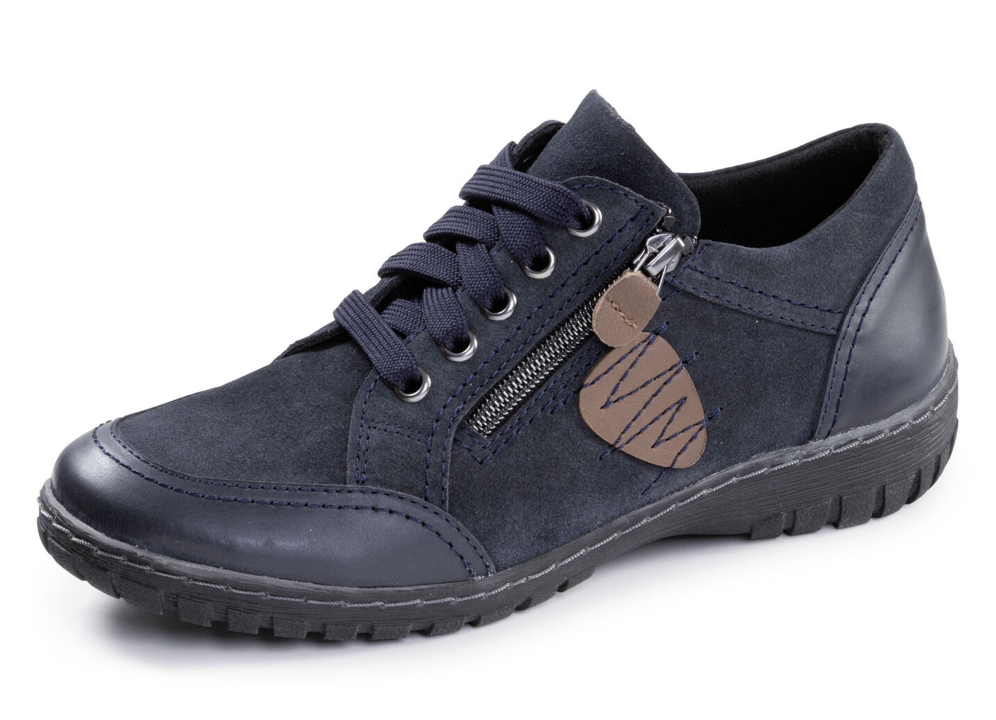 ELENA EDEN, bequeme Damen-Schnürschuhe, Weite G, mit herausnehmbarem Fussbett