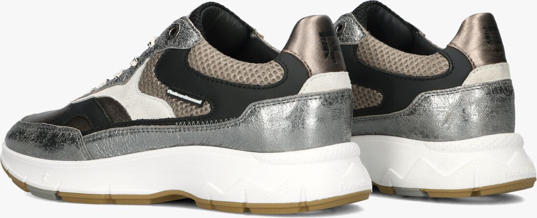 zilverkleurig floris van bommel lage sneakers sfw-10133 daysi
