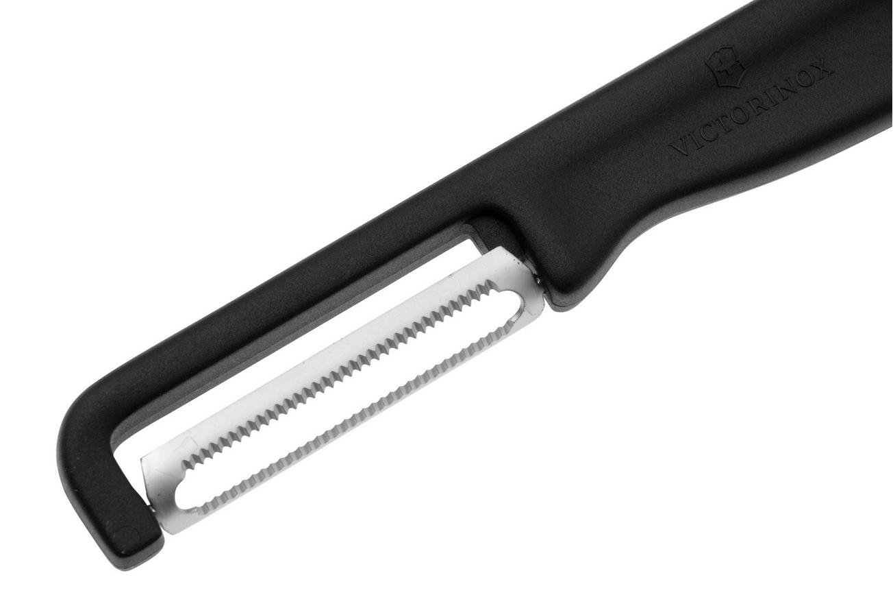 Victorinox Iota gekartelde dunschiller zwart, 6.0943.3