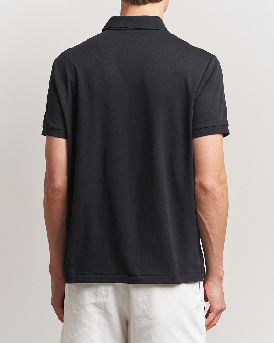 Polo Ralph Lauren Custom Slim Fit Cotton Polo Polo Black