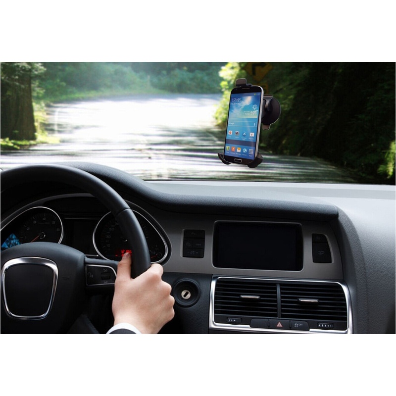 Accessoire téléphonie pour voiture Wefix SUPPORT AUTO VENTOUSE + GRILLE AERATION JUSQU'A 7,5