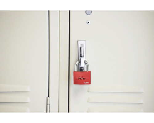 Abus T65AL/40 rood hangslot, Lock-Tag 40 mm