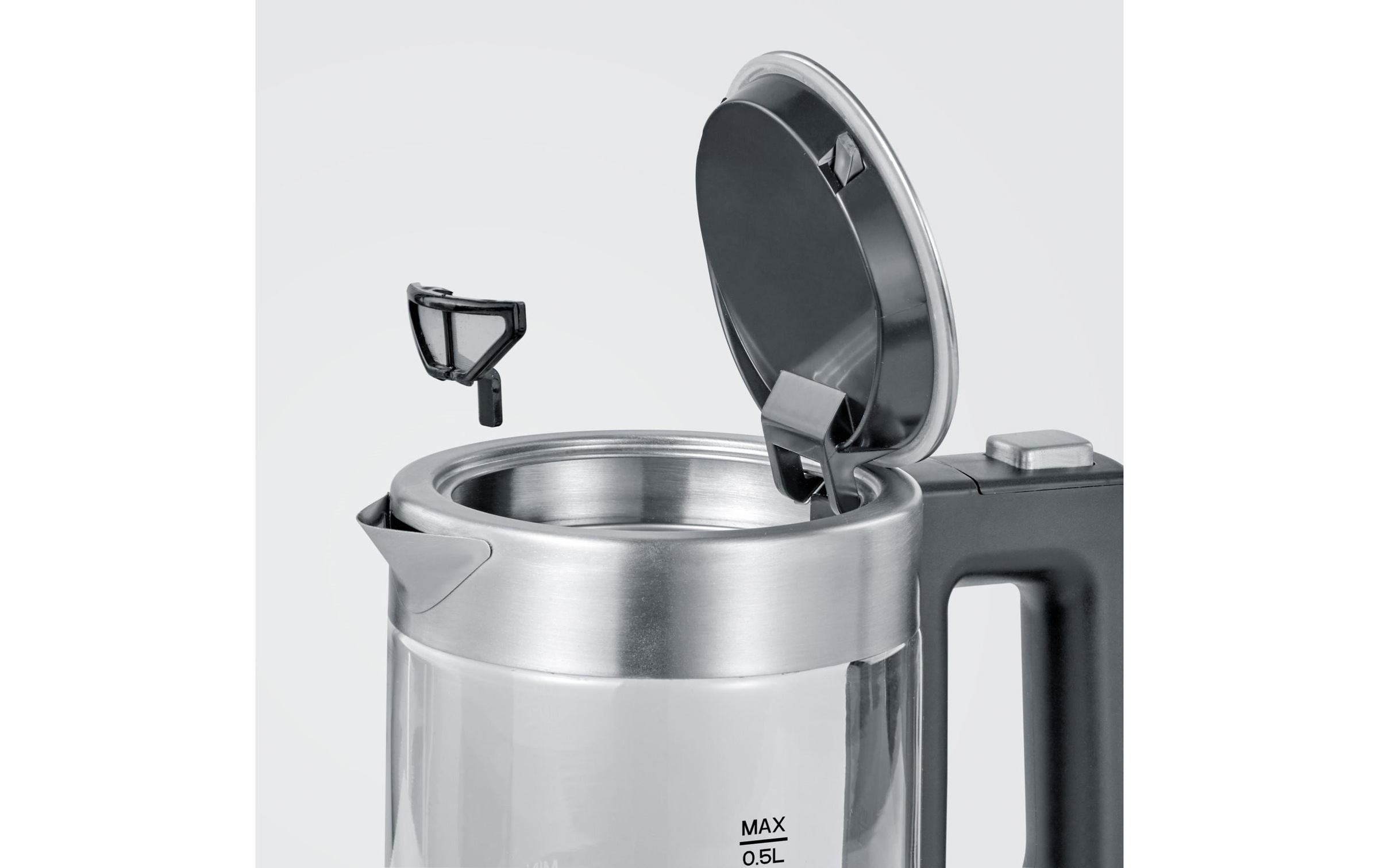 Severin Wasserkocher »WK 3472 0.5 l, Grau/Silber« 0,5 l 1100 W