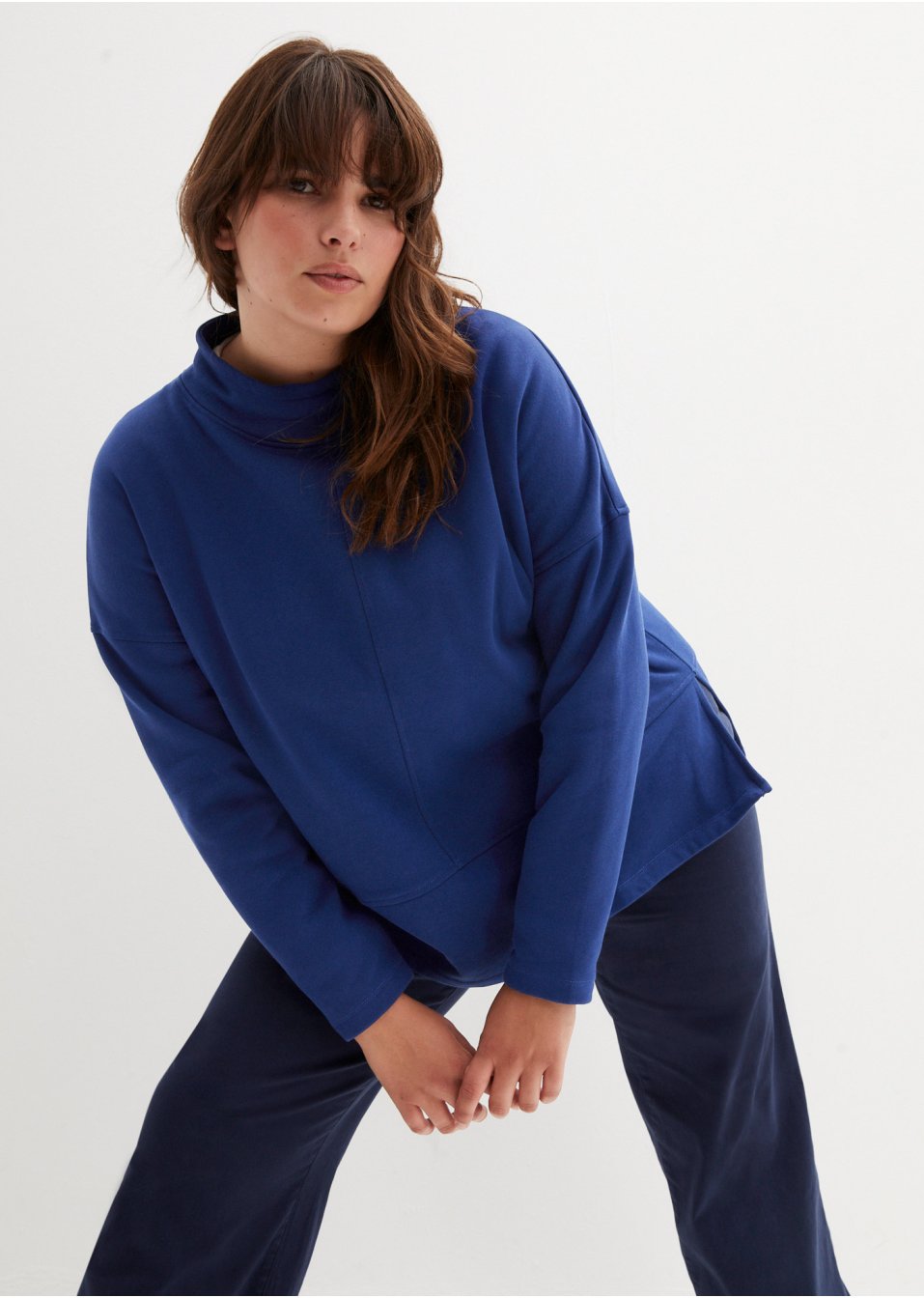 Sweat-shirt avec col montant