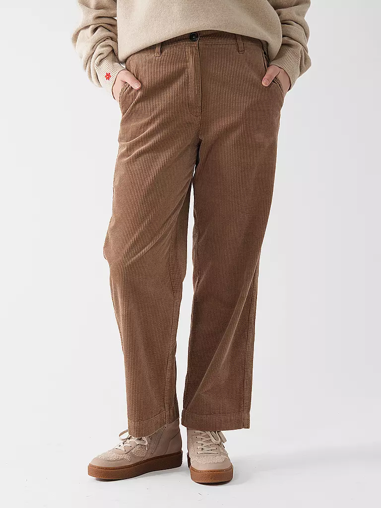 MARC O'POLO Cordhose 7/8 braun