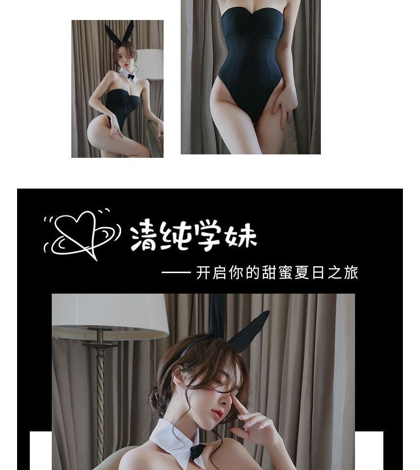 Wild Cat - Konijn Lingerie Kostuumset