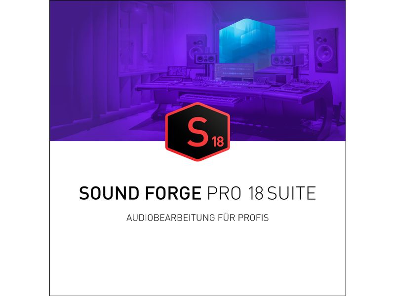 Magix Sound Forge Pro 18 Suite ESD, Vollversion Alle Vorteile der Suite – einfach mehr drin