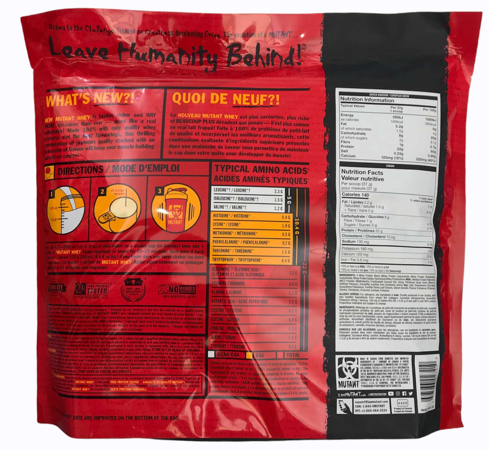 Mutant Mutant Whey 900 g