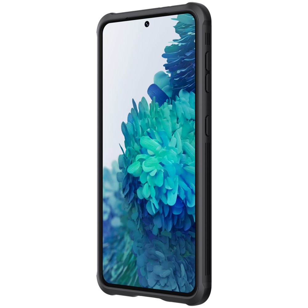 Samsung Galaxy S21 5G Schutz Hülle Cam-Slider Kameraschutz - Schwarz