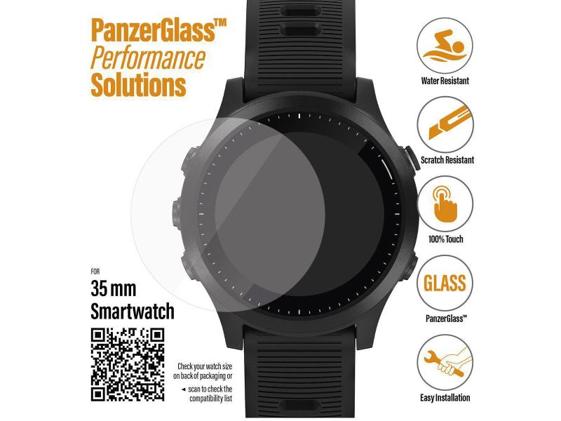 Panzerglass Displayschutz Garmin Forerunner 245 / 245 music Displayschutz für Smartwatches