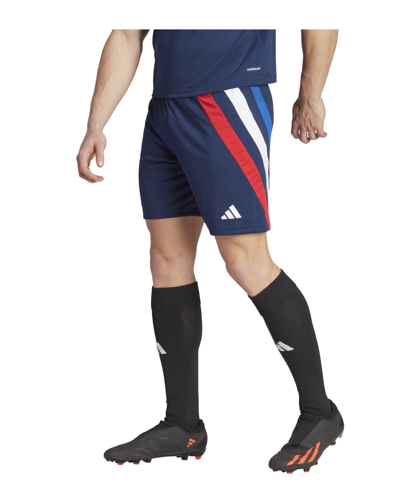 adidas Fortore 23 Short Blau Rot