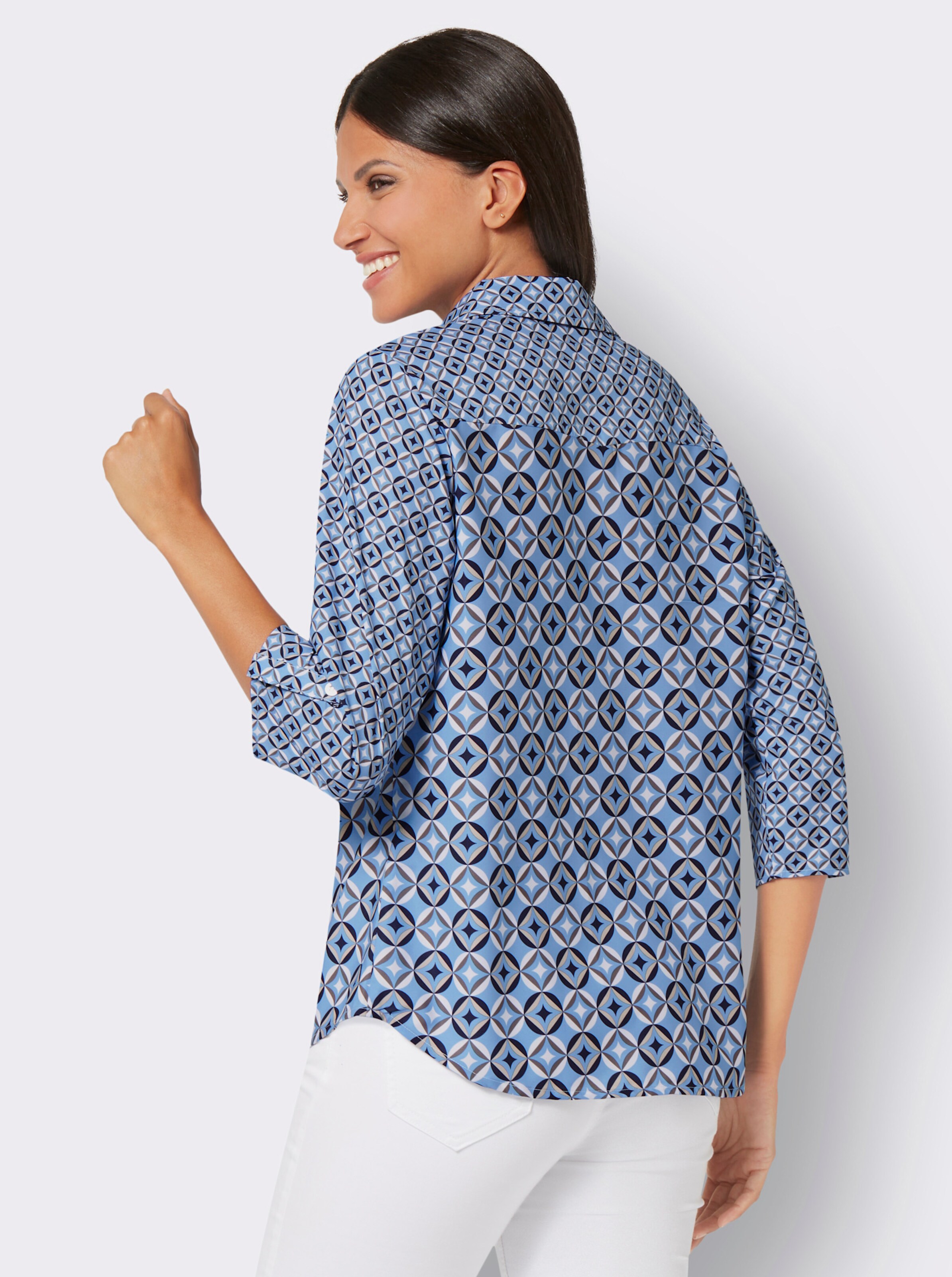 Druckbluse