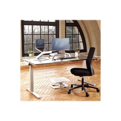 Fellowes Hana - Repose-pieds réglable en hauteur - facilement ajustable - blanc
