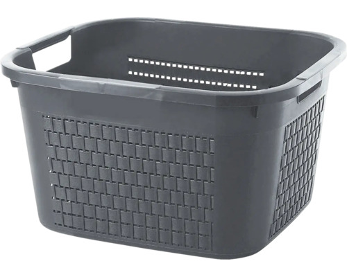 Rotho Country wasmand, 22 l, antraciet mat, 1453008853WS