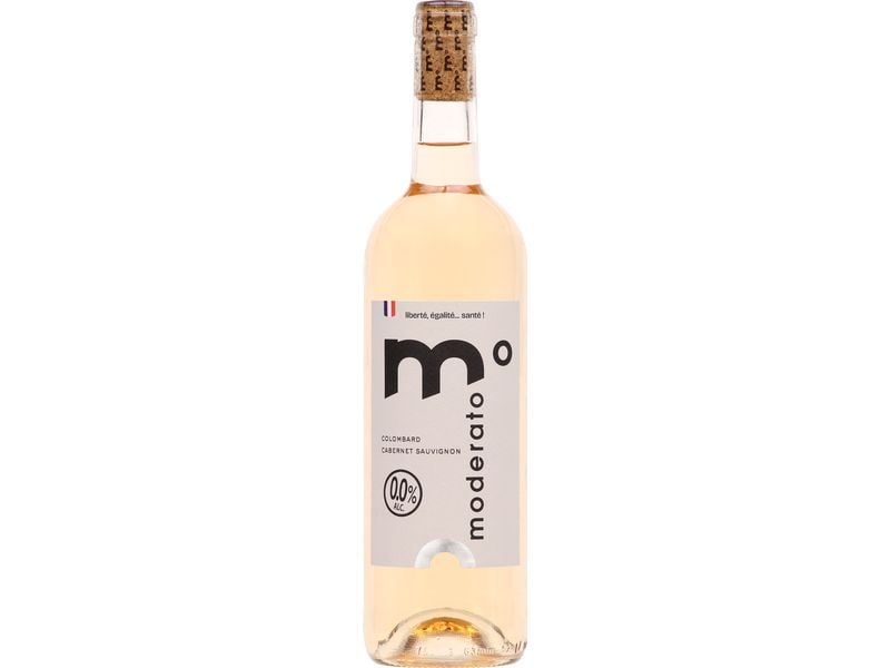 Moderato Cuvée Originale Rosé 0% 0.75 l Rosafarbener Wein ohne Alkohol