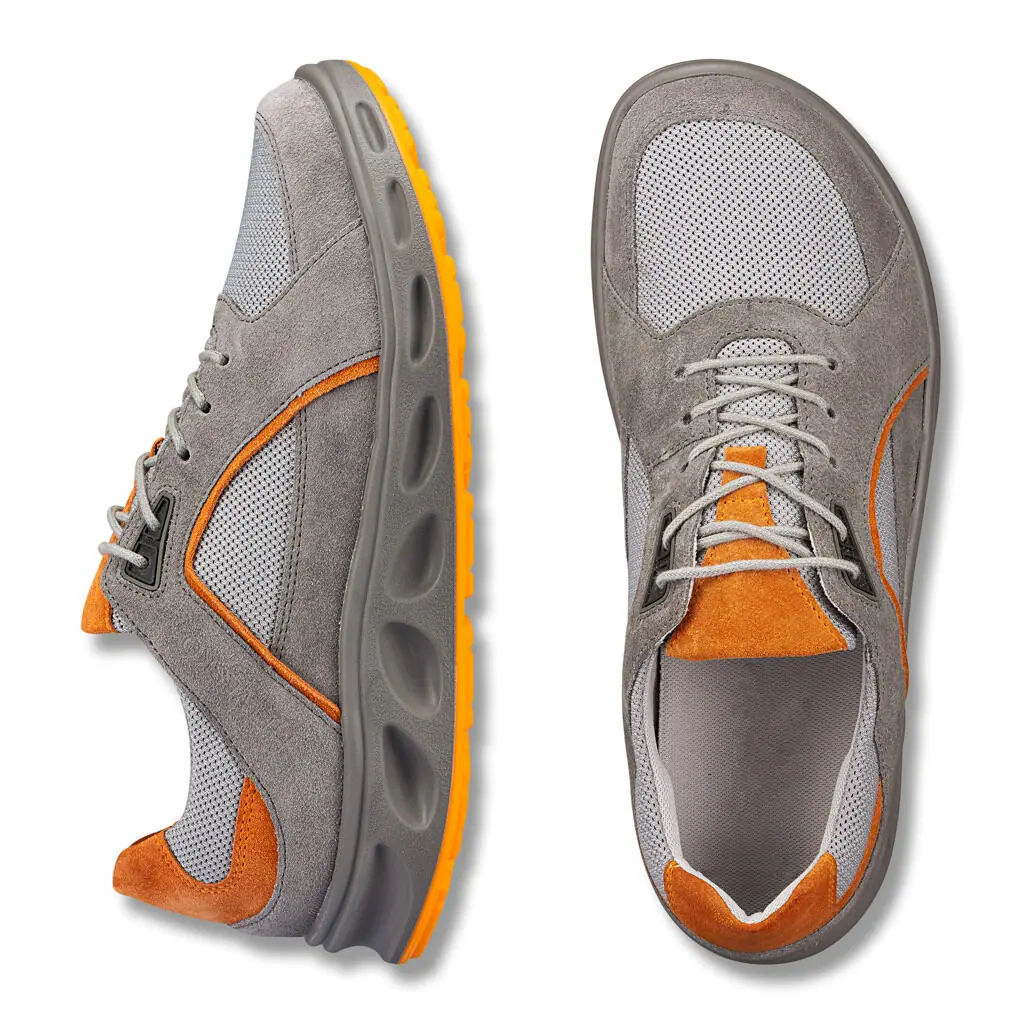 Schnürschuhe - Sneaker WAVE grau-orange
