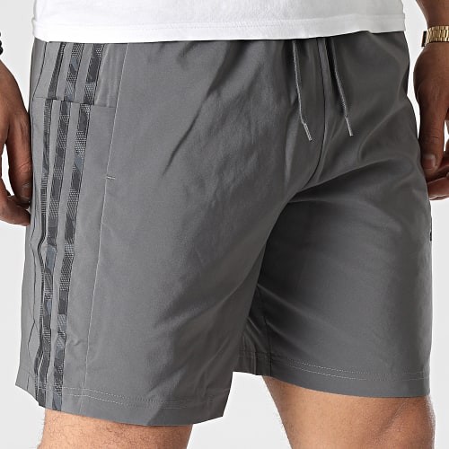Short Jogging A Bandes IC1494 Gris