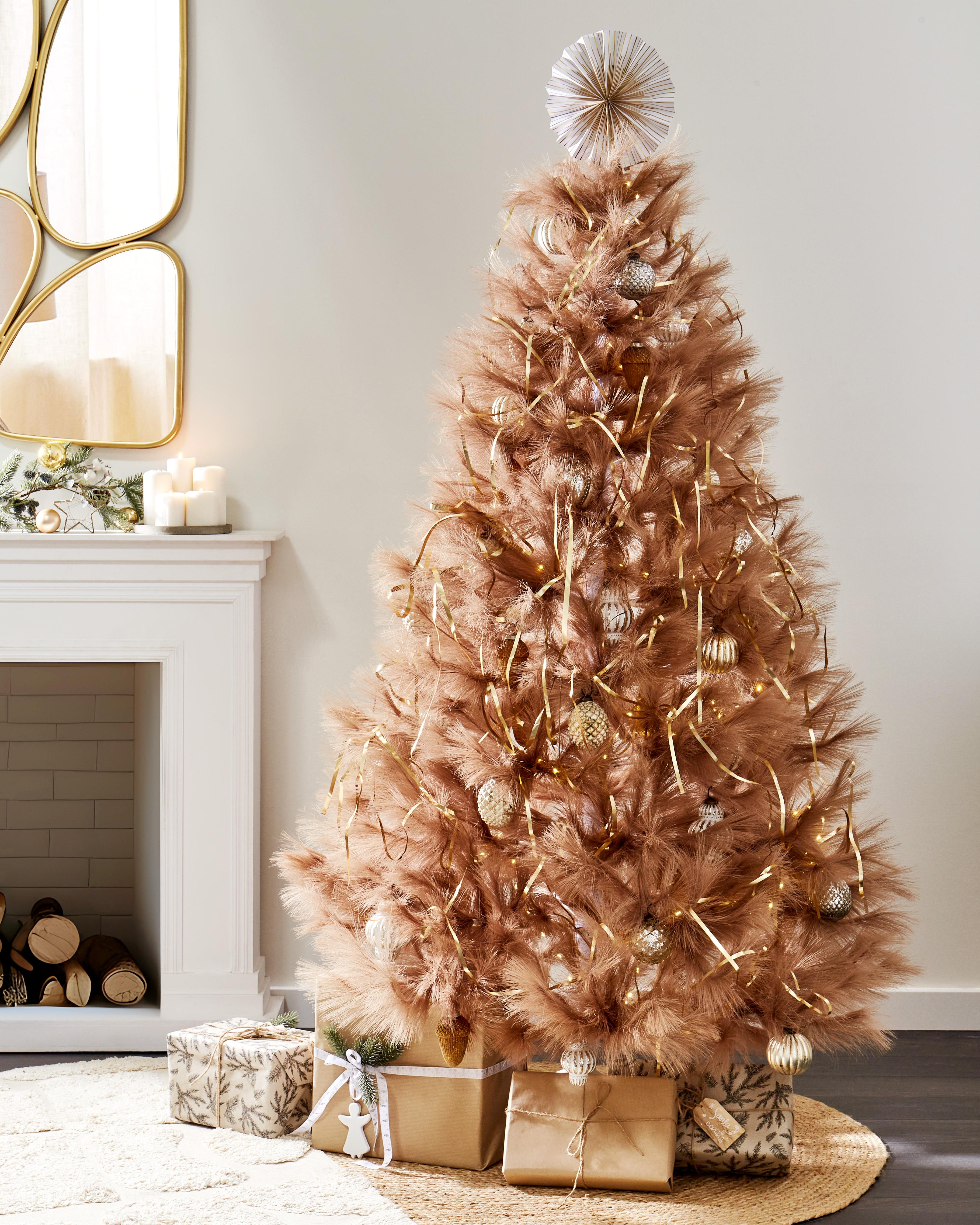 Kunstkerstboom TALBOT 180 cm Lichtbruin