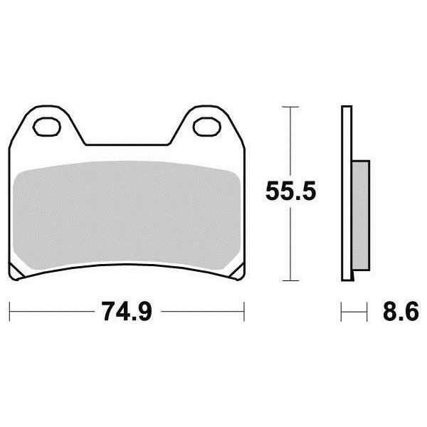 Sifam - Plaquettes de frein S1262N