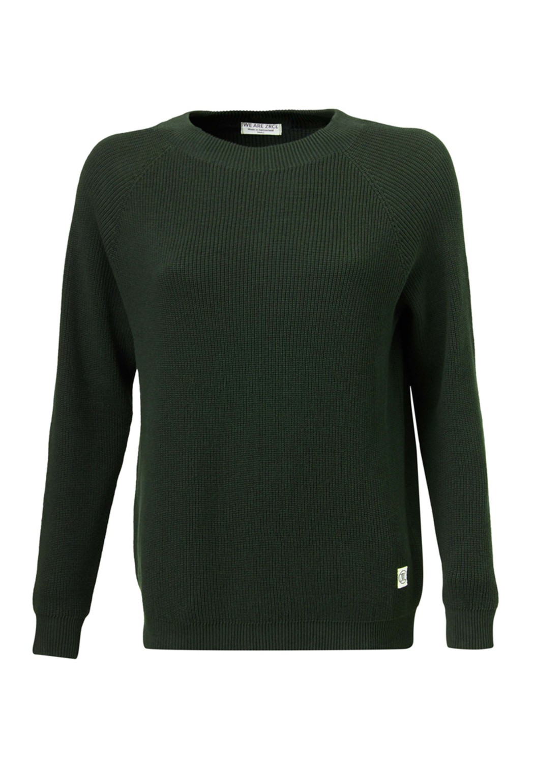 WE ARE ZRCL Damen-Strickpullover Alma Swiss Edition Dark Green