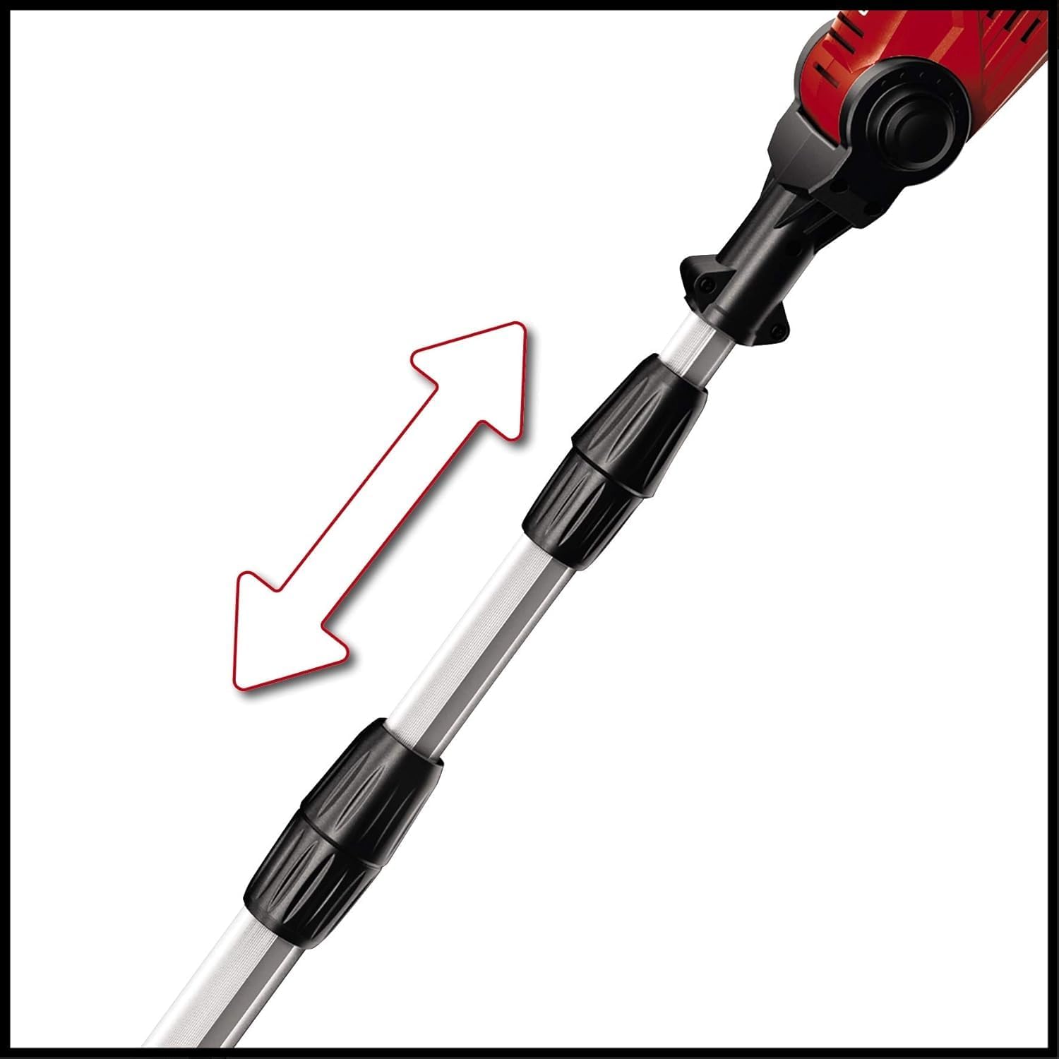 Einhell Akku Hochentaster GE-LC 18 Li T-Solo Power X-Change (Li-ion, 18 V, 20 Schwertlänge, Teleskopstiel, Oregon Schwert und Kette, Ohne Akku und Ladegerät)
