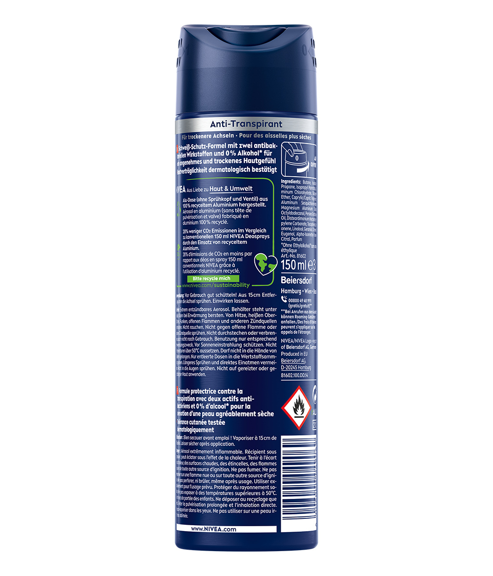 (150ml) Dry Impact Deo Anti-Transpirant Spray (81602)