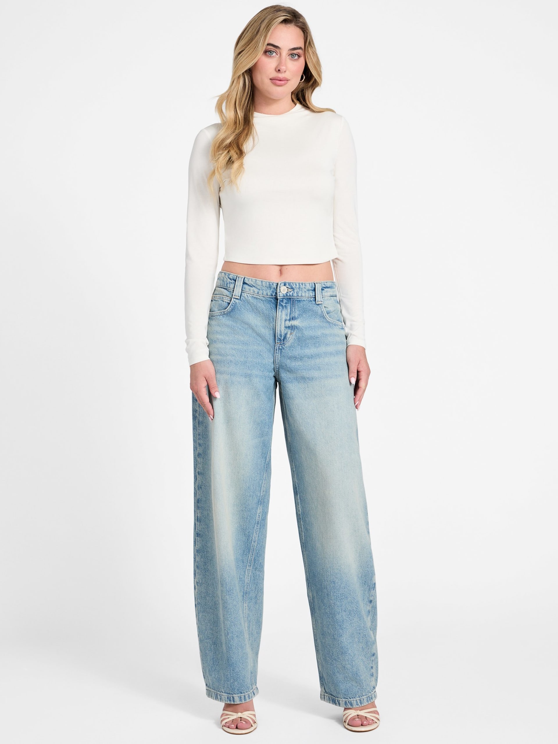Calça jeans balão ecológica