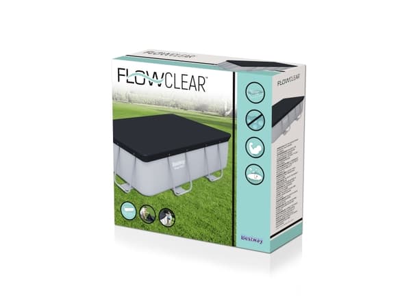 Bestway Overdækning 282 x 196 cm til Power Steel Frame Pools