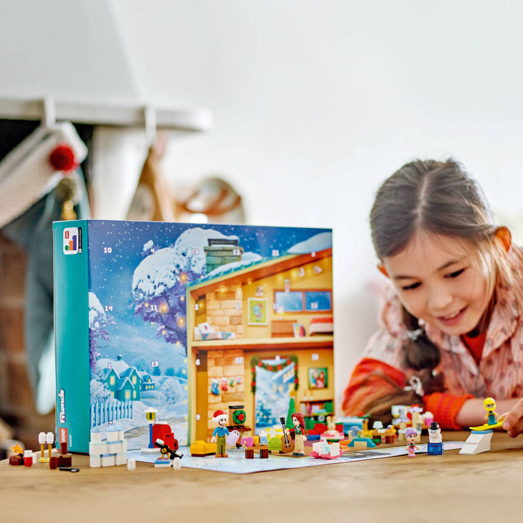 Tellen is weten.Friends adventkalender 2024, Kerst Speelgoed voor Kinderen 42637