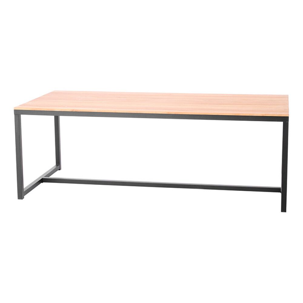 SPISEBORD SENSUM EKSJÖ TEAK 200X100CM SVART