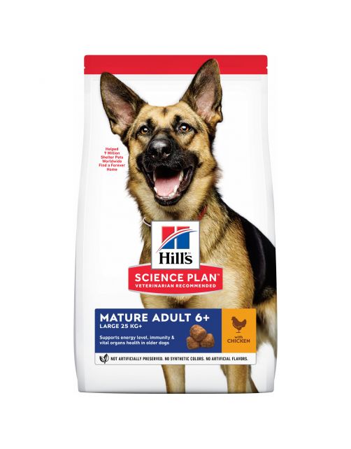 Hill's Canine Mature Adult 6+ Large Breed Kip - Hondenvoer