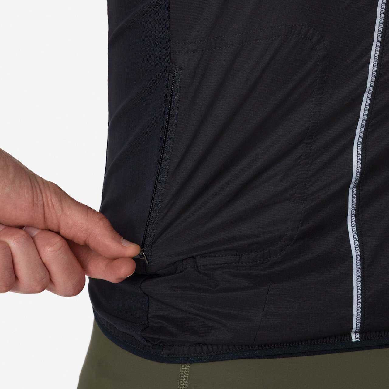 Brevet Element Wind Jacket Herre Black/Grey