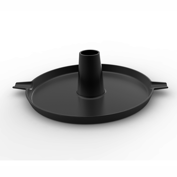 TEPRO Guss-Hähnchenhalter-Einleger - schwarz - 39 cm breit
