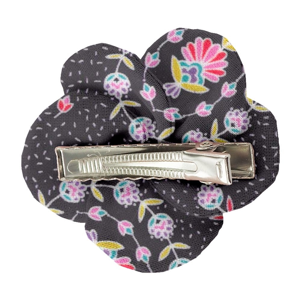 Petite Barrette Pétales De Fleur Bleudana