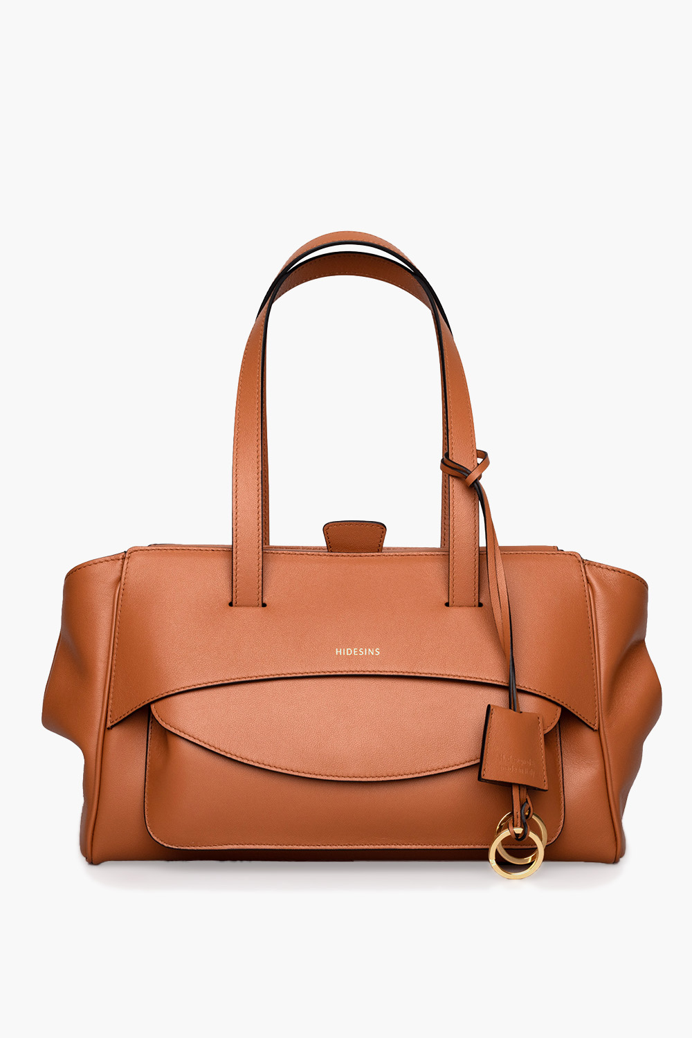 Basset leather shoulder bag